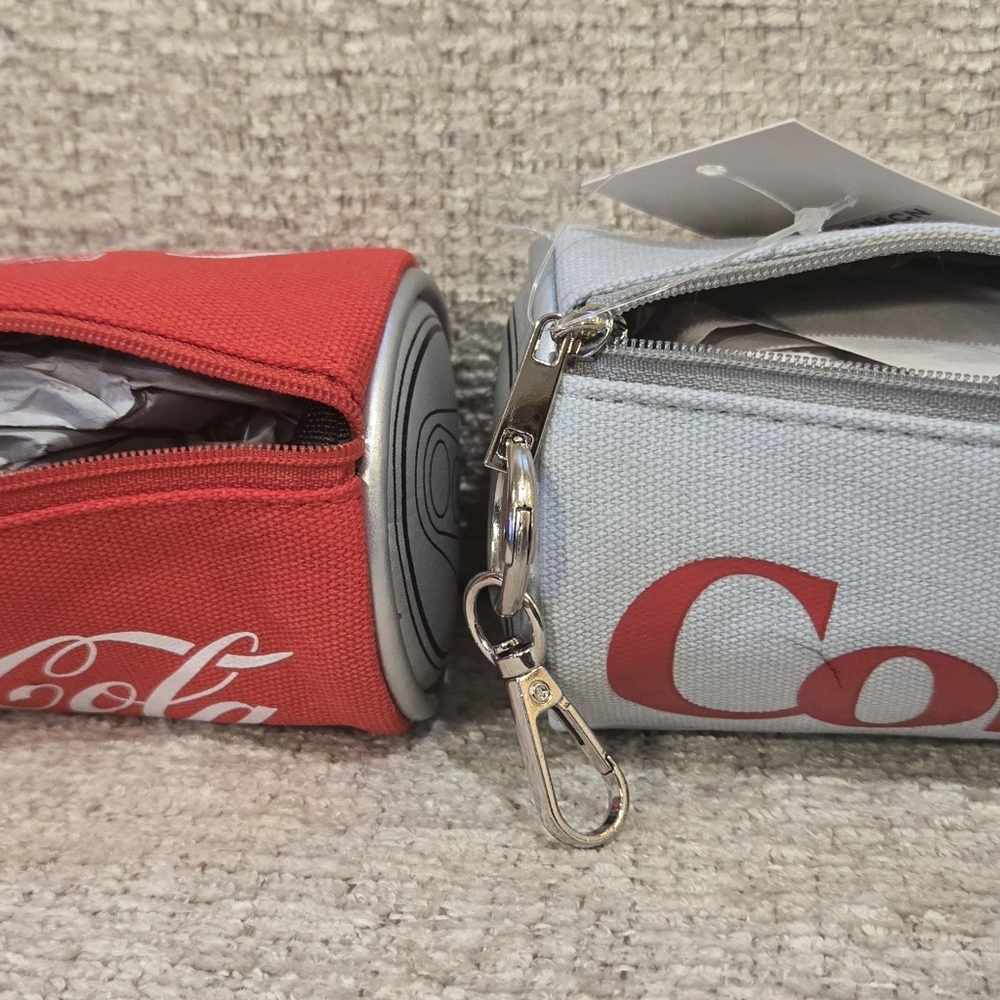 Coca-Cola Red and White Zippered Purses - Picture 6 of 12
